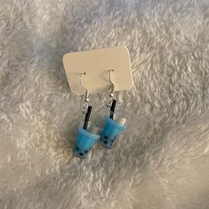 🌟4/$25🌟 Blue Boba Earrings